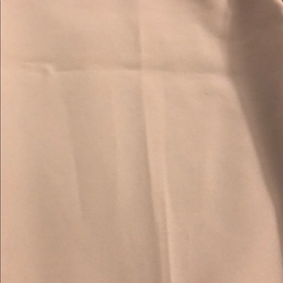 Brown leather waisted beige pants size 4 - Picture 2 of 8